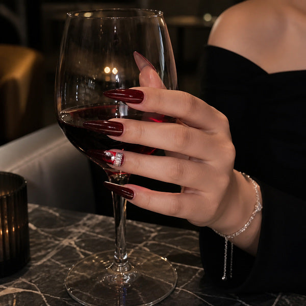 Burgundy Luxe Crystal | TB-10047