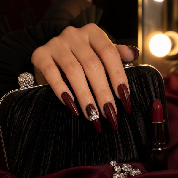 Burgundy Luxe Crystal | TB-10047