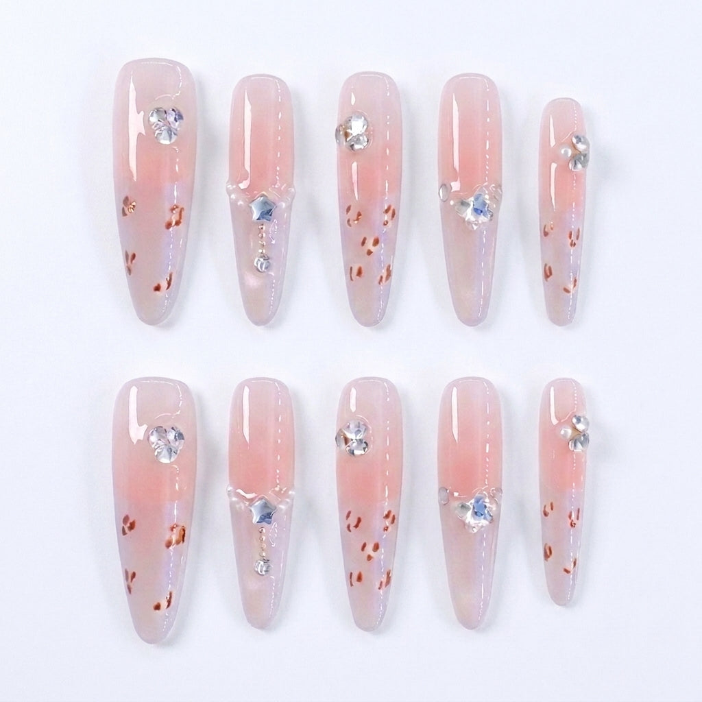Blush Crystal Petals