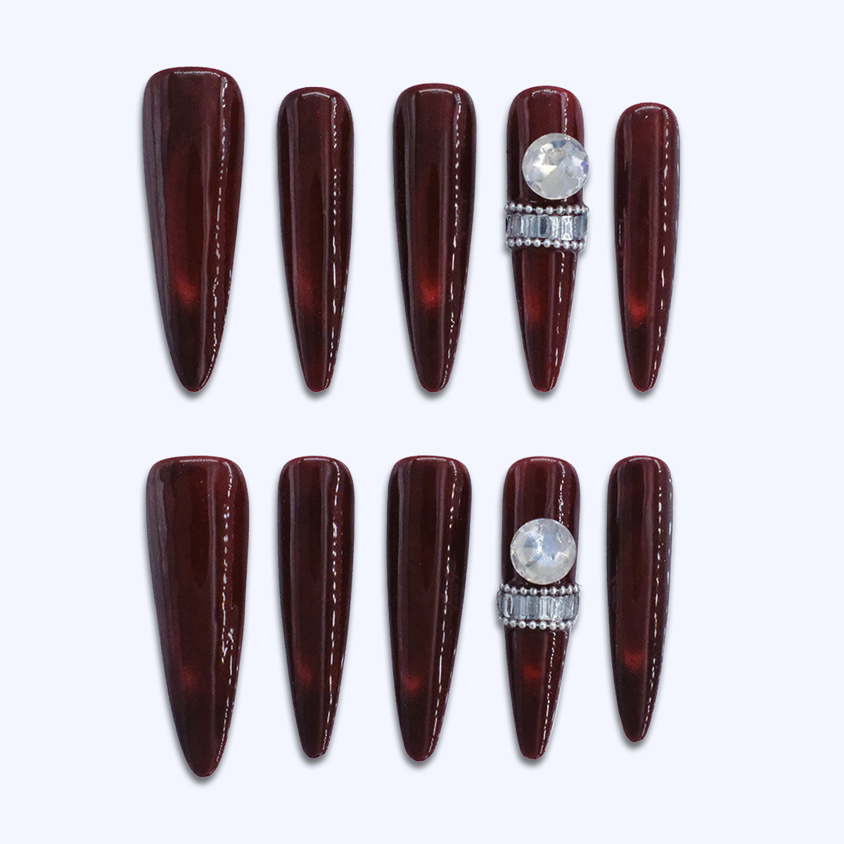 Burgundy Luxe Crystal