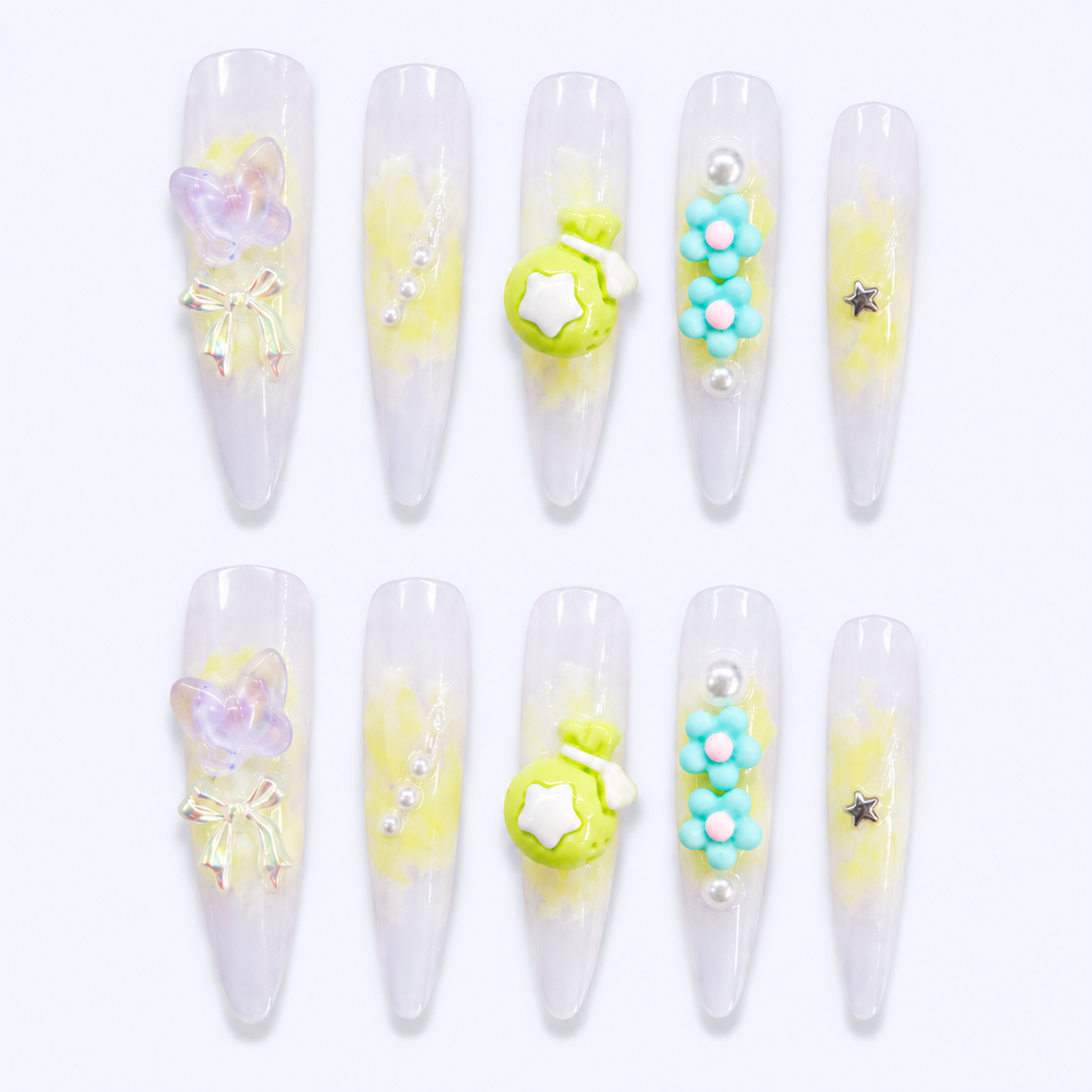 Whimsical Garden Stiletto