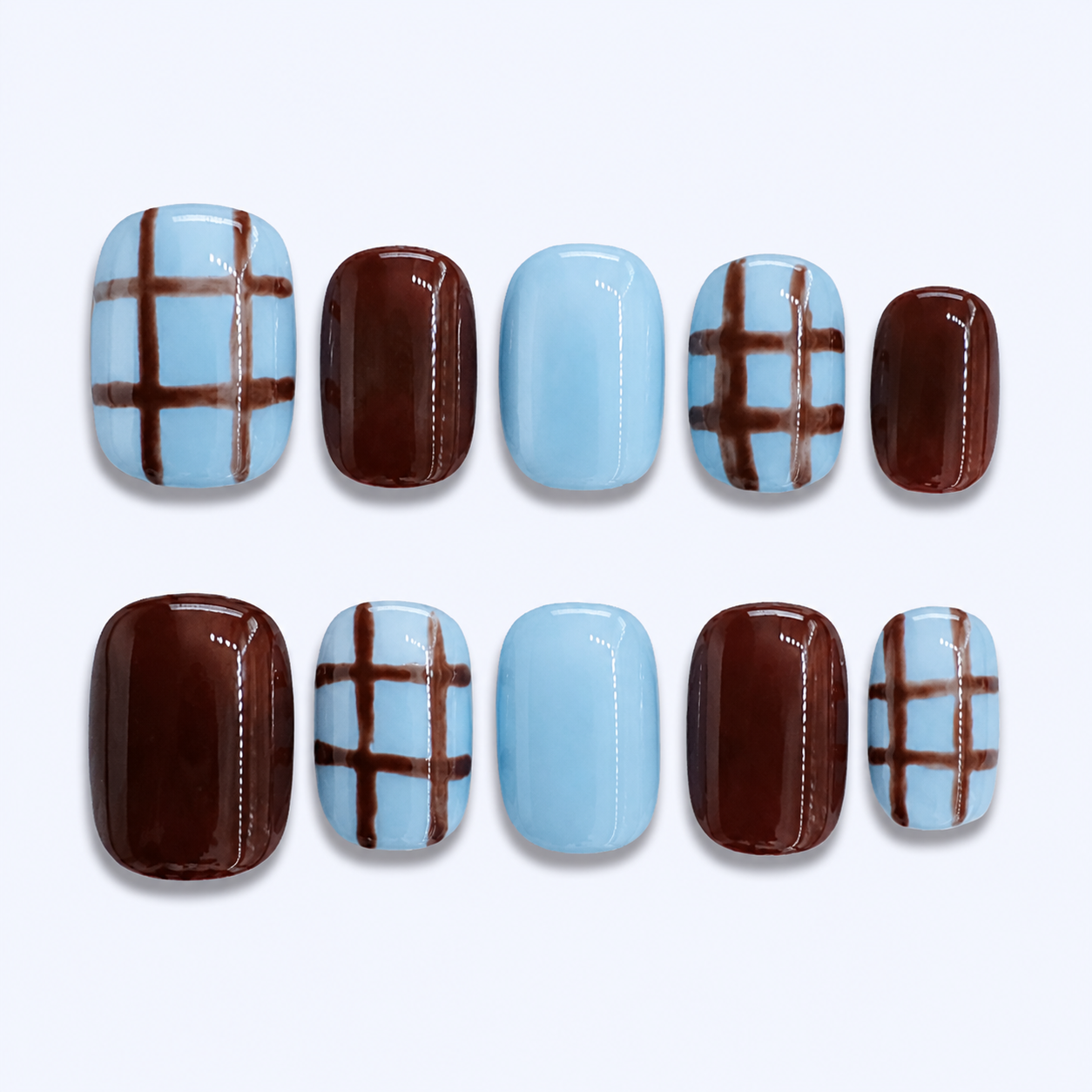 Blue & Chocolate Plaid