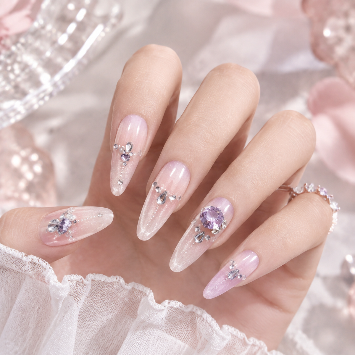 Lavender Crystal Gradient | TB-10077